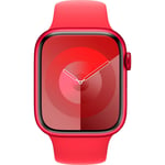 Apple Watch Series 9, Smartwatch (red/red, aluminum, 45 mm, sports band, cellular)