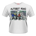 Plastic Head Transformers Autobot Road Men's T-Shirt White X-Large