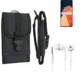 For OnePlus 9 + EARPHONES Belt bag outdoor pouch Holster case protection sleeve