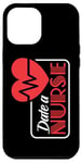 Coque pour iPhone 12 Pro Max Infirmière Heartbeat Medical Professional Fun Date a Nurse