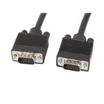 Lanberg cable VGA M-M shielded with ferrite 15m black