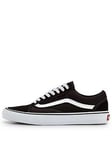 Vans Unisex Ua Old Skool Trainers - Black/white, Black/White, Size 5.5, Men