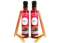 TomYang Sauces Asiatiques & Pinces à Griller [8-Pack], 2 Sauces Mookata et 6 Remplacements de Baguettes pour les Fêtes de Nourriture Asiatique comme le Grill Thaï et le Hot Pot