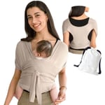 Sling Summer Adjustable Baby Grid Wrap Carrier Pouch Infant Birth Breastfeeding