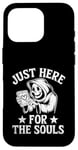 Coque pour iPhone 16 Pro Juste là pour l'Halloween de The Souls Grim Reaper