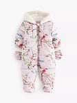 Ted Baker Baby Floral Snowsuit, Lilac/Multi