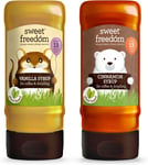 Sweet Freedom Vanilla Syrup Pack of 1 X Sweet Freedom Cinnamon Syrup Pack of 1