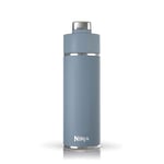 Ninja Thirsti Water Bottle and Flask 530 ML With Leak-Proof Lid, Designed For Carbonated, Hot & Cold Drinks, Ideal For Travel & Sports, Triple Insulated, Stainless Steel Bottle, Blue, DW1801EUUKBL