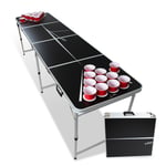 Ensemble Backspin table de Beer Pong Lines Poignées de transport Porte-balles 6 balles