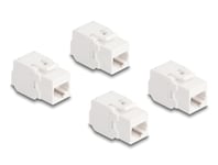 Delock Keystone-Modul Rj45-Uttag Cat.6A Utp 4 St