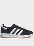 adidas Sportswear Men's Run 72 Trainers - Black/White, Black/White, Size 11, Men