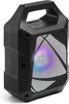 Speaker Party Mini | Mini Haut-Parleur Bluetooth Portable Avec Lumière Led Multicolor-5 Watts Puissance-Connexion Bluetooth, Clé Usb, Carte Micro Sd, Câble Aux-Autonomie 7H ¿ Noir