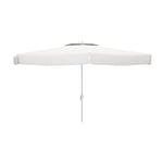 Marbueno Parasol Blanc Polyester Aluminium Ø 300 cm