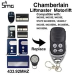 Chamberlain Liftmaster Garage-dörr Fjärrkontroll Motorlift 1a5639-7 D-66793 94335e 4335e 4330e 4333e 4332e Ersättning 433 Mhz(94335e etc)