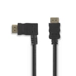 Nedis HDMI-kabel med Ethernet, 1.5m - Svart