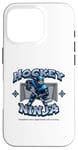 Coque pour iPhone 16 Pro Joueur ninja de hockey sur glace