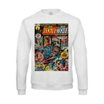 Sweat Shirt Homme Marvel Comics Docteur Jekyll And Mister Hyde Original Affiche Culte Rétro Vintage Horreur Monstres Bande Dessinée