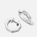 Daisy London Estée Lalonde Octagonal Huggie Earrings