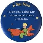 Magnet rond le petit prince et l'avion 5,5 cm