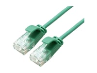 Roline Grön 21443932 Rj45 Nätverkskabel, Patchkabel Cat 6A U/Utp 0,5 M Grön 1 St