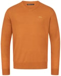 Blaser Merino Sweater V-Neck Rust Men S