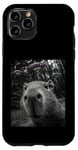 Coque pour iPhone 11 Pro Capybara Selfie avec Alien OVNI Hommes Femmes Garçons Filles Enfants