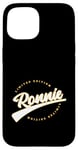 Coque pour iPhone 15 Funny Personalized First Name Design for Ronnie