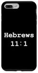 iPhone 7 Plus/8 Plus Christian faith holy bible verses typeset Hebrews 11:1 Case