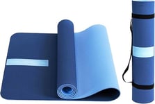 G5 HT SPORT Tapis de fitness | Tapis de yoga en TPE antidérapant écologique et durable [183 x 61 cm, épaisseur 0,6 cm] | Idéal pour le yoga, les Pilates, les étirements, les entraînements | avec