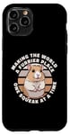 Coque pour iPhone 11 Pro Hamster doré Making World A Furrier Place