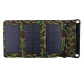 5W 5V Waterproof Foldable Portable Solarharger Outdoor Mobile Power Bank USB GSA