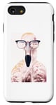 Coque pour iPhone SE (2020) / 7 / 8 Lunettes de soleil Flamingo Bird Cool Birdwatcher Birdwatcher Birding Gift