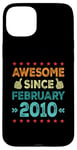 Coque pour iPhone 15 Plus Awesome Since February 2010 15 Years Old 15th Birthday