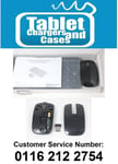 BLACK Wireless Thin Keyboard + Num Pad & Mouse Set for LG 47LA620VZ 3D Smart TV