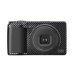 JJC Anti-scratch Protection Sticker Compatible with Ricoh GR III GR IIIx GR3 GR3x GR IIIx HDF Digital Camera, Non-slip Camera body Skin Cover Film (Carbon Fiber Pattern)