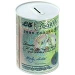 POUND NOTES £ Design Money Coin Box Tin Savings Printed BANKNOTE Kids GIFT Cash Small Medium Large Piggy Bank Adults Charity Change £5, £10, £20, £50 Multicolour UK FREE P&P (£5 , LARGE (15cm x 22cm)