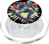 Skateboard Chivalry avec cool Knight PopSockets PopGrip pour MagSafe