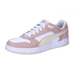 PUMA Unisex Rbd Game Low Baskets, Puma White Rose Quartz Rosebay, 38.5 EU