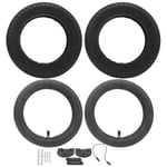 Asixxsix Thicker Rubber Scooter Tire, Scooter Tyre, 9.8In for 10‑Inch Scooters Xiaomi M365 Electric Scooter