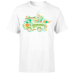 T-shirt The Mystery Machine - Blanc - Homme - XL - Blanc