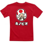 Super Mario Unisex Adult Toad T-Shirt - M