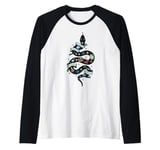 Harry Potter Serpent Of Slytherin Ambition Cunning Pride Raglan Baseball Tee