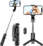 Selfie Stick Tripod for iPhone, Mini Extendable Portable bluetooth selfie... 