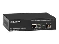 Black Box Lps500 Series Lps500a-Mm-Lc-R3 - Fibermediekonverter - Gige - 10Base-T, 1000Base-Sx, 1000Base-Tx, 100Base-Tx - Rj-45 / Lc Multimodus - Opptil 550 M - 850 Nm