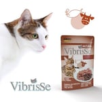 CROCI Vibrisse Sachet Jelly Nourriture Thon avec Bœuf pour Chat 70 g