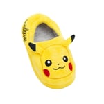 Pokemon Barn/Barn Pikachu 3D Tofflor 13 UK Barn Gul/Heather Grå/Svart Yellow/Heather Grey/Black 13 UK Child