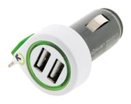 Q2power Triple Usb Car Charger L - Adaptateur D'alimentation Pour Voiture - 3.1 A - 3 Connecteurs De Sortie (Lightning, 2 X Usb)