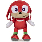 SONIC THE HEDGEHOG KNUCKLES THE ECHIDNA CUTE CUDDLY SOFT TOY 20cm