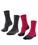 FALKE Women's TK2 Explore 2-Pack W SO Wool Thick Anti-Blister 2 Pairs Hiking Socks, Multicolor (Sortiment 0020), 5.5-6.5