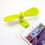 mini ventilateur usb compatible pour iphone 5/5S 6/6S 6PLUS/6PLUS S 5C vert